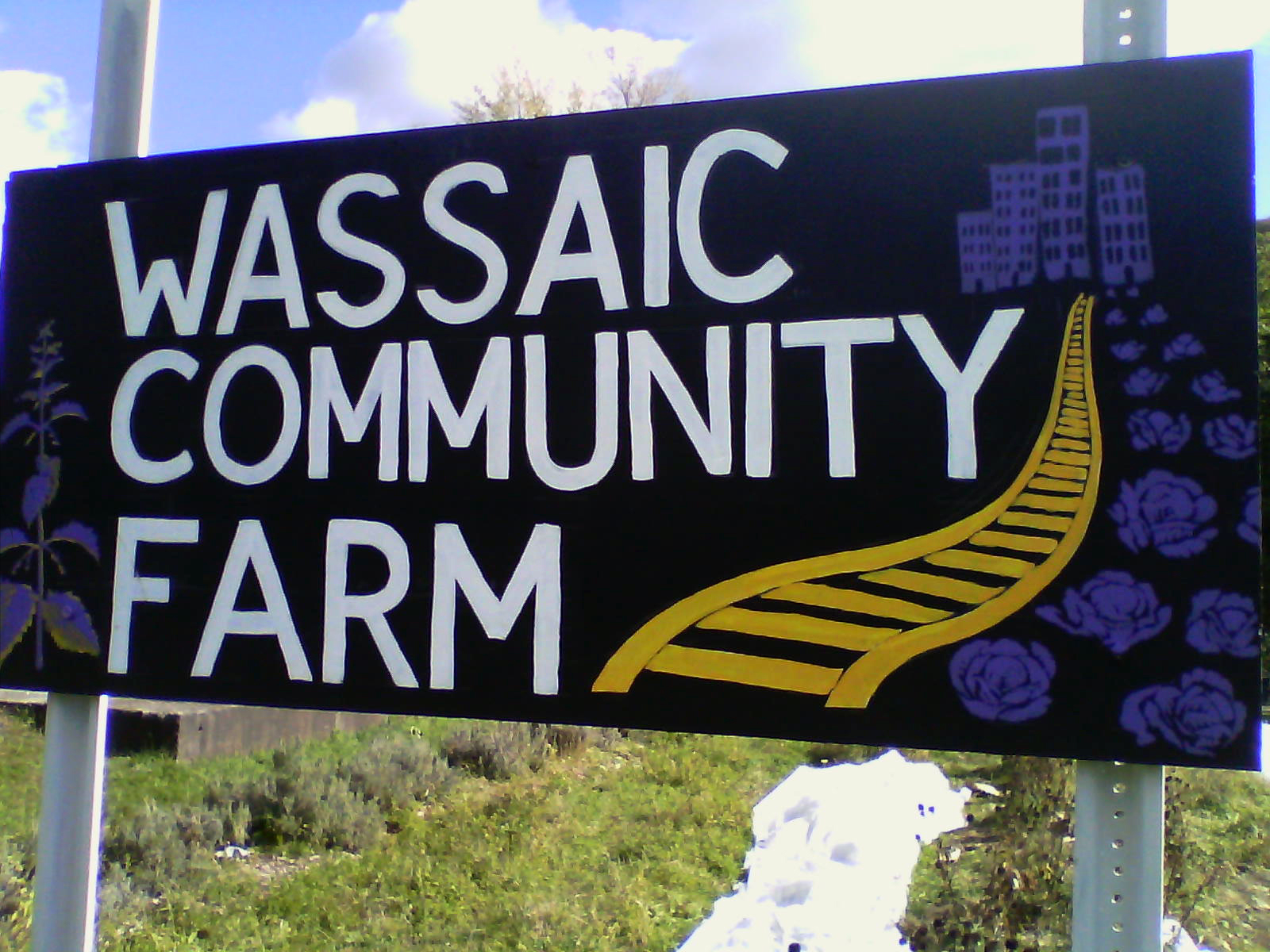 Wassaic Community Farm sign