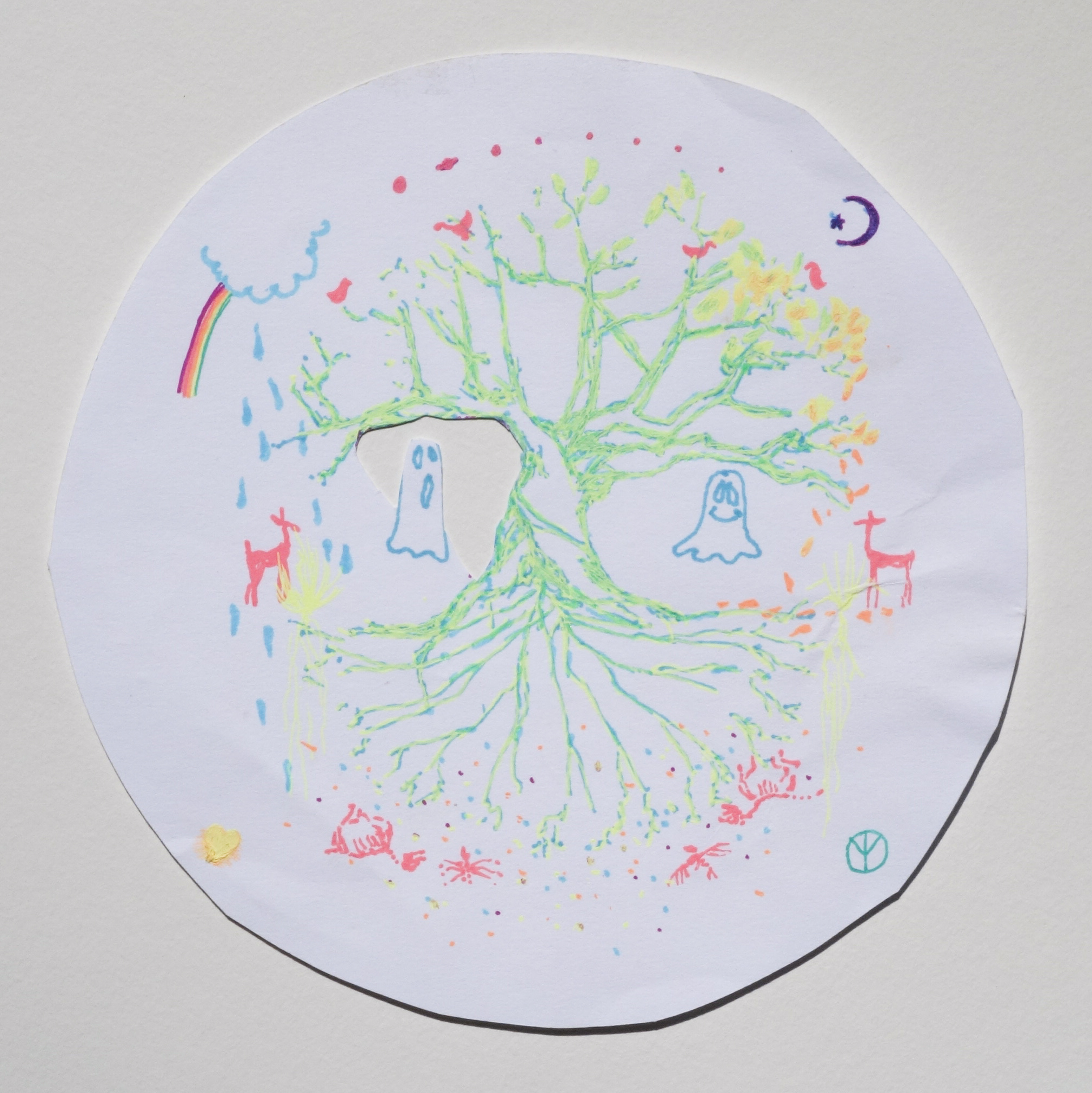 ghosts drawing by annabel roberts-mcmichael