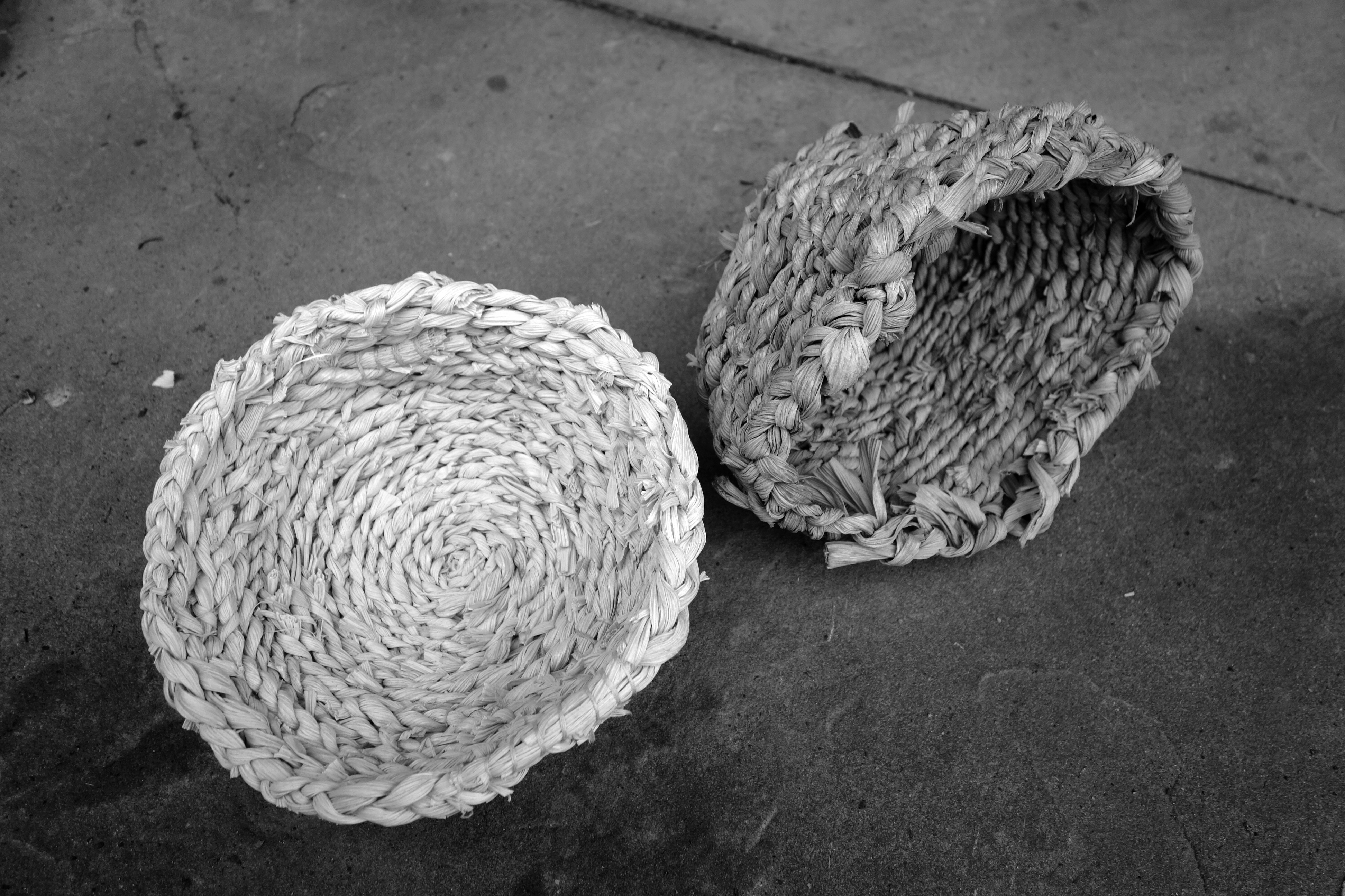 Corn husk basket by annabel roberts-mcmichael and Phurcchoki Sherpa